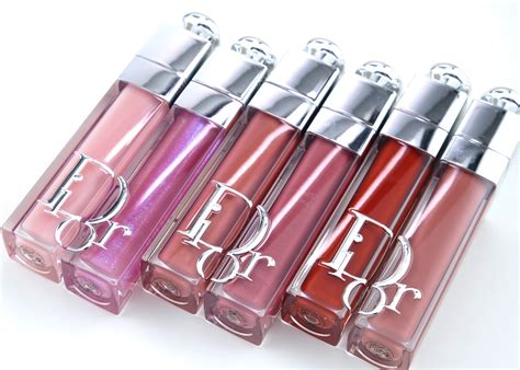 how many dior lip glosses are there|Dior lip gloss with name.